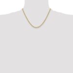 14k 3.3mm Regular Rope Chain - Image 4