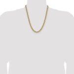 14k 6.7mm Regular Rope Chain - Image 4