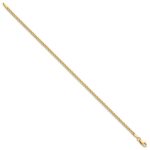 10k 2.5mm Semi-Solid Curb Link Chain - Image 2