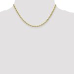 10k 3mm Semi-Solid Rope Chain - Image 4