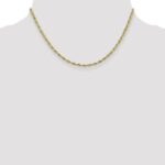 10k 2.8mm Semi-Solid Rope Chain - Image 4