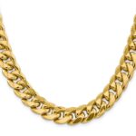 10K 13.2mm Semi-Solid Miami Cuban Chain - Image 2