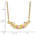 10k Tri-color Black Hills Gold Necklace - Image 3