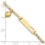 10k Flat Anchor Link ID Bracelet - Image 3