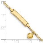 10k Flat Curb Link ID Bracelet - Image 3