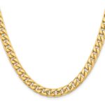 10K 6.75mm Solid Miami Cuban Chain - Image 2