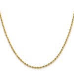 10k 2mm Lightweight D/C Rope with Lobster Clasp Chain - Image 2