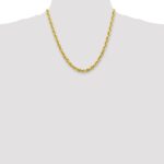 10k 5.5mm Diamond-cut Rope Chain - Image 4