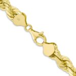 10k 8mm Diamond-cut Rope Chain - Image 3