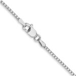 10k WG 1.25mm Box Chain - Image 3