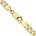 10k 4.5mm Concave Open Figaro Chain - Image 3