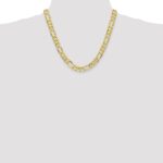 10k 8.75mm Concave Open Figaro Chain - Image 4