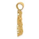 14k Eagle Head Pendant - Image 2