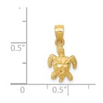 14K Turtle Pendant - Image 4