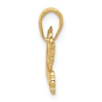 14k Polished Dove with Olive Branch Charm - Image 2