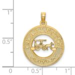14K CHARLESTON with Horse and Buggy Charm - Image 2