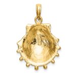 14K Lions Paw Shell Charm - Image 4