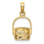 14K 2-D Nantucket Basket Charm - Image 4