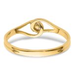 14k Polished .02ct. Diamond Fancy Ring Mounting - Image 3