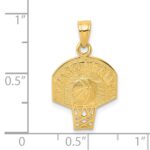 10k Basketball Charm - Image 3