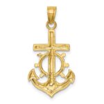 10k Mariner Crucifix Pendant - Image 3