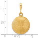10K Basketball Charm - Image 4