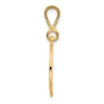 10k Filigree Initial D Pendant - Image 2