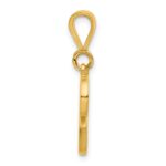 10k Initial U Pendant - Image 2