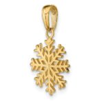 10k Snowflake Pendant - Image 5