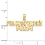 10k POLICE OFFICER'S MOM Charm - Image 3
