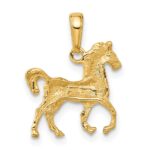 10k Standing Horse Pendant - Image 3