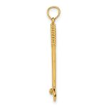 10k 3-D Single Golf Club with Ball Charm - Image 2