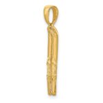 10k 3-D Snow Skis Pendant - Image 5