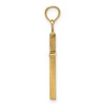 10K Polished Cross Pendant - Image 2
