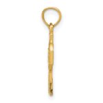 10k Celtic Cross w/Eternity Circle Pendant - Image 2