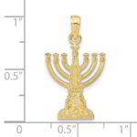 10K Menorah Pendant - Image 3