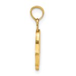 10K Large Solid Hamsa Pendant - Image 2