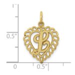 10k Initial L Charm - Image 3
