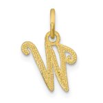 10k Initial W Charm - Image 3