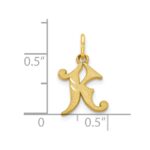 10k Initial K Charm - Image 3