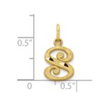 10k Initial S Charm - Image 3