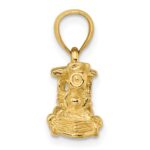 10K 3-D Locomotive Pendant - Image 2