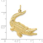 10k Alligator Charm - Image 3