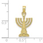 10K Menorah Pendant - Image 3