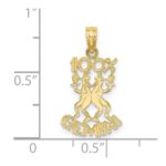 10K 100% GEMINI Zodiac Charm - Image 3