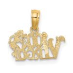 10K 100% VIRGO Zodiac Charm - Image 4