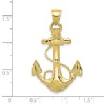 10k 2-D Anchor with Rope Pendant - Image 4