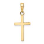 10k 3-D Cross Pendant - Image 3
