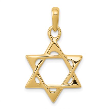 10k Star of David Pendant