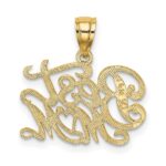 10K BEST MOM Pendant - Image 3